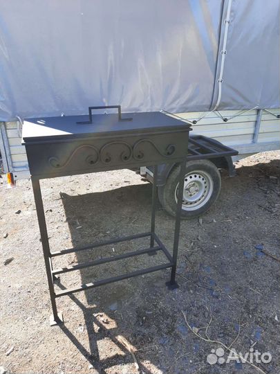 Новый Мангал с крышкой