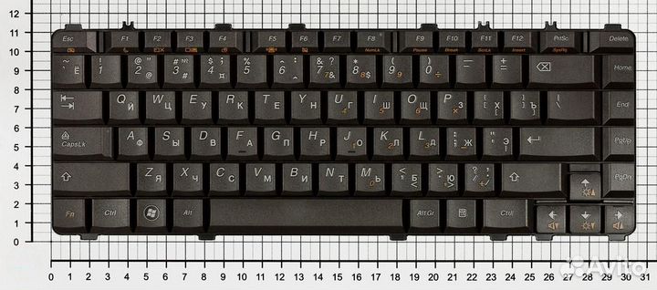 Клавиатура для ноутбука Lenovo IdeaPad Y450 Y450A