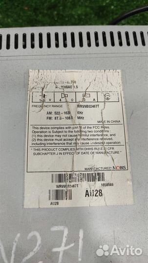 Магнитола KIA Picanto (BA) 2010