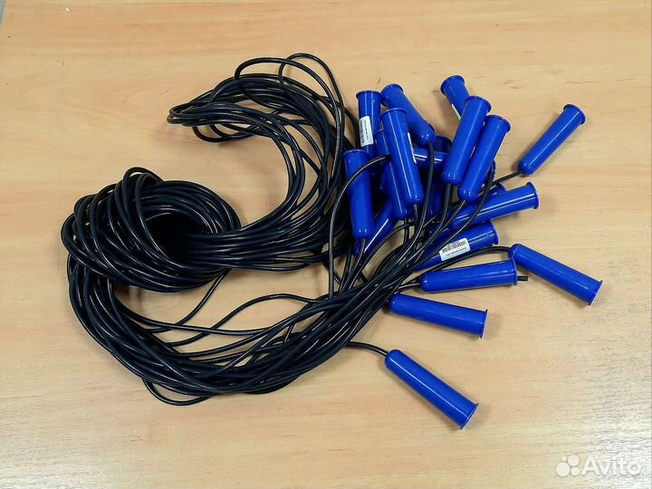 Скакалка 285 см резиновая оптом 10 штук спортивная