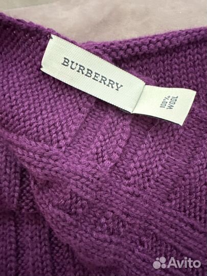 Шапка с шарфом комплект Burberry оригинал