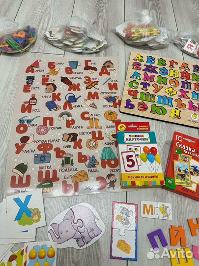 Развивающие книги и карточки для детей
