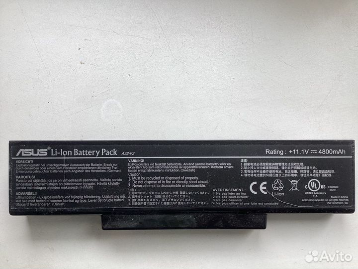 Аккумулятор для ноутбука asus