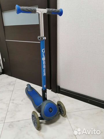 Трёхколёсный самокат globber elite deluxe lights