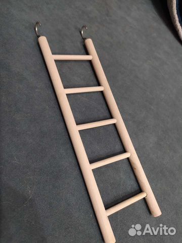 Лесенка для попугаев деревянная