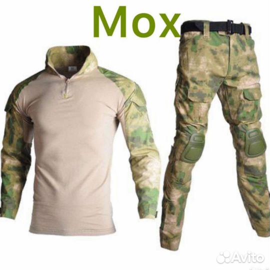 Костюмы тактические мультикам/мох с защитой