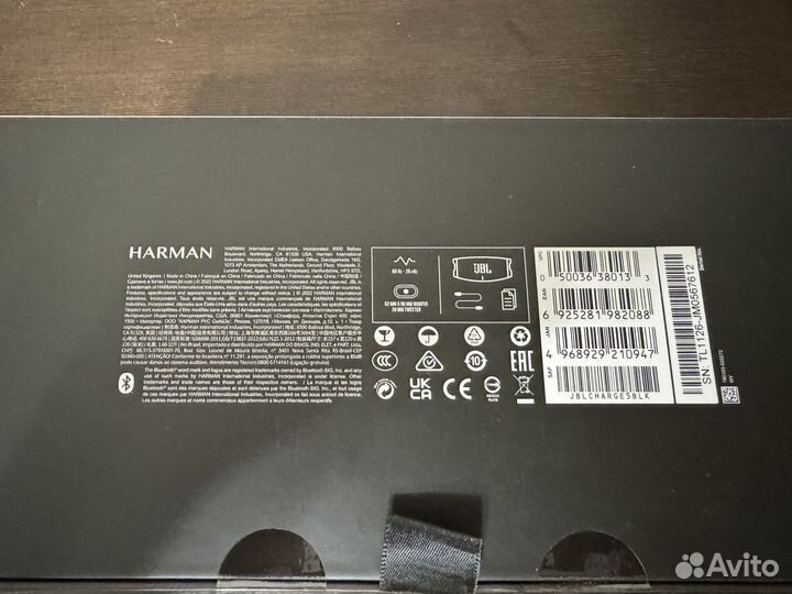 Портативная колонка JBL Charge 5 черная