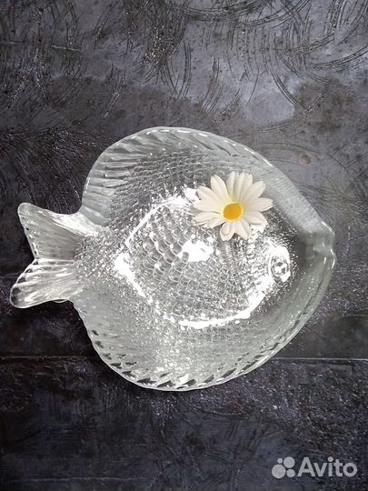 Набор тарелок под роспись стекло 6шт