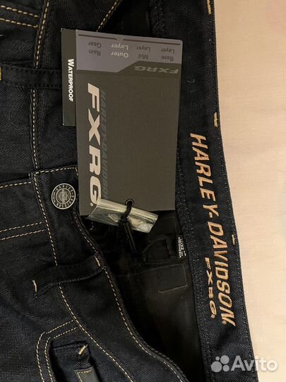 Джинсы мото Harley-Davidson fxrg waterproof 34х34
