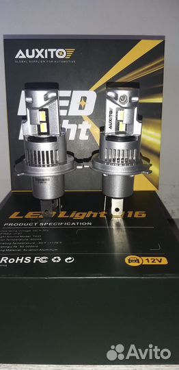 Led Светодиодная лампа h4 auxito 100W