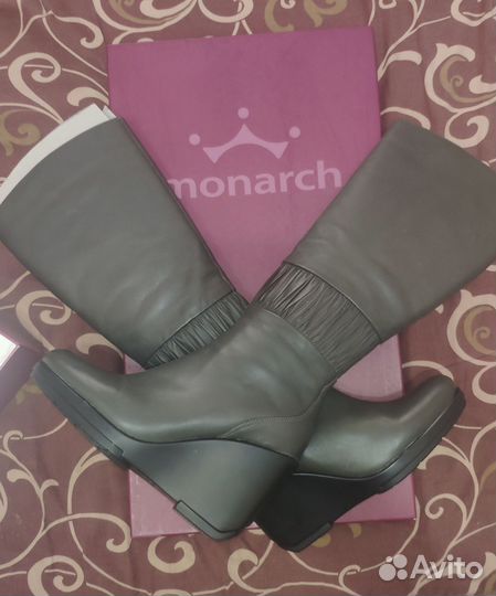Сапоги женские натуральная кожа новые