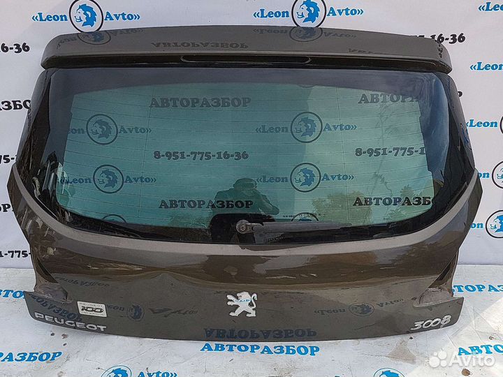 Крышка багажника peugeot 3008