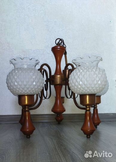 Люстра потолочная винтаж Югославия