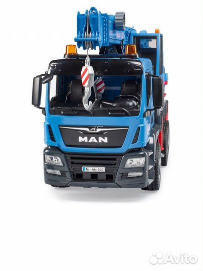 Подъемный кран bruder man новый