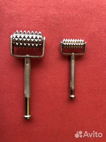 Мезороллер неинвазивный, ролик для лица из нерж