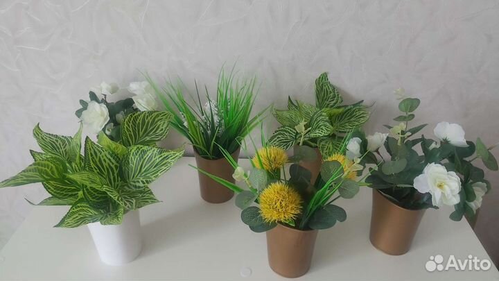 Искусственные цветы для декора