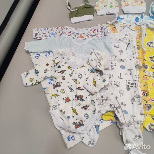 Пакет новых вещей для новорожденного мальчика р56