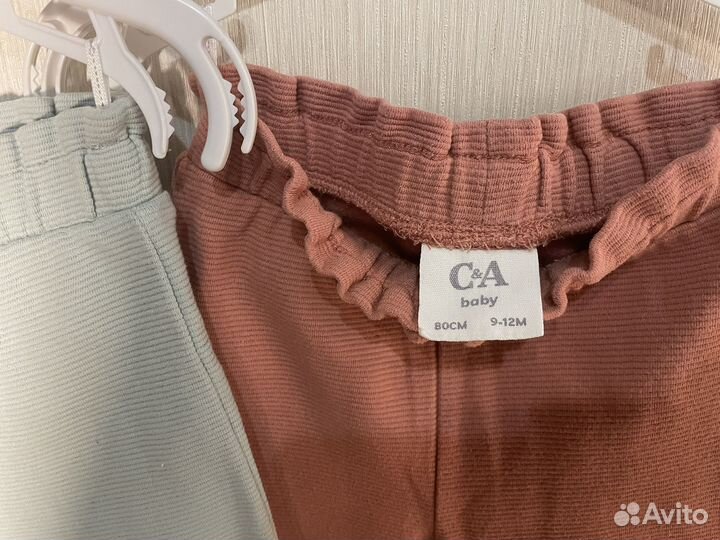 Штанишки - джоггеры C&A для девочки 80