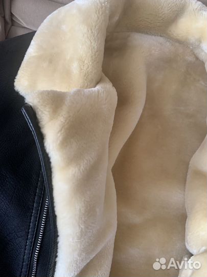 Дубленка авиатор мужская