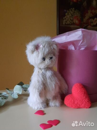 Вязаный Мишка ручной работы