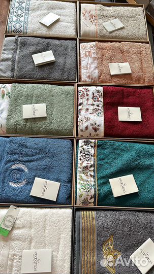 Махровые полотенца турция