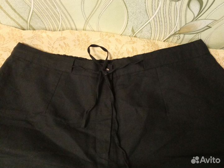 Брюки женские 52 54 на резинке широкие