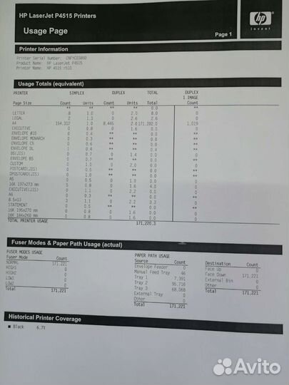 Принтер HP LaserJet P4515X