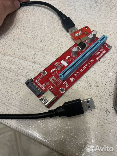 Райзер pci e 16x ver008s