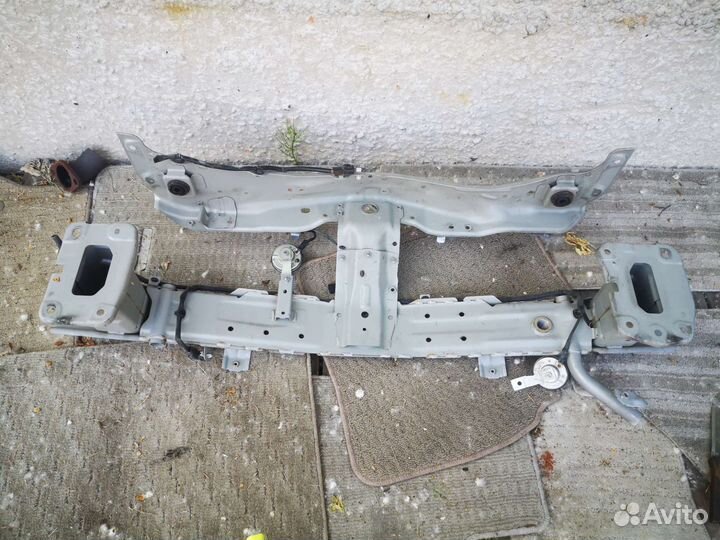 Усилитель переднего бампера Lancer 10 рестайл