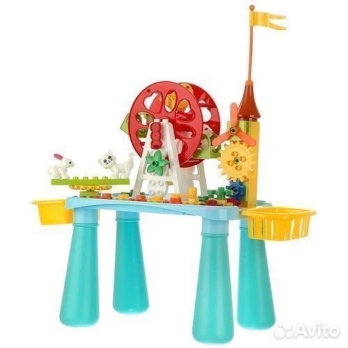 Конструктор детский со столиком 66 деталей