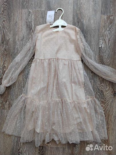 Нарядное платье для девочки 122 128