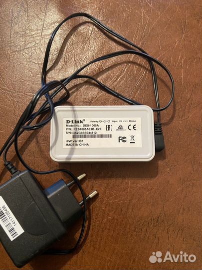 Коммутатор D-Link DES-1005A