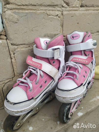 Детские ролики и защита р.29-32