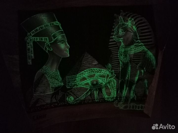 Картина Египетский папирус светится в темноте