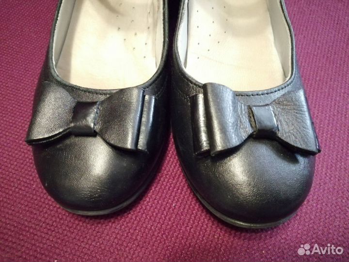 Туфли кожаные,р.35
