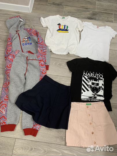 Пакет вещей для девочки 8-9 лет