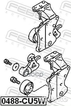 Ролик обводной ремня грм Mitsubishi Grandis 2.4