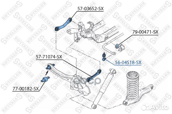 Тяга стабилизатора заднего Ford Focus/C-Max 03