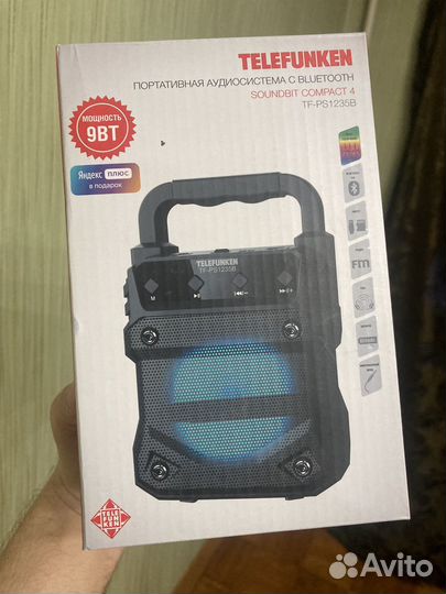 Bluetooth блютус колонка telefunken