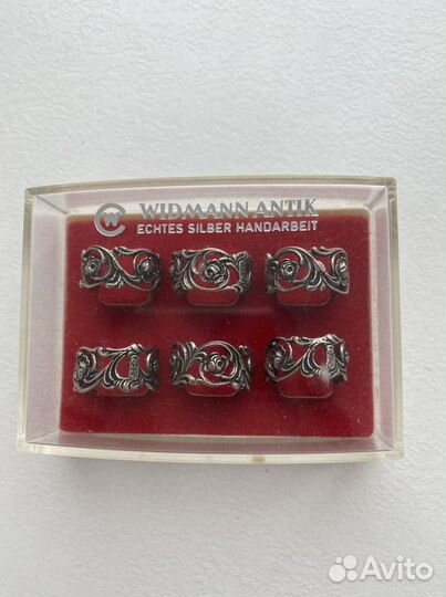 Серебряные кольца для салфеток