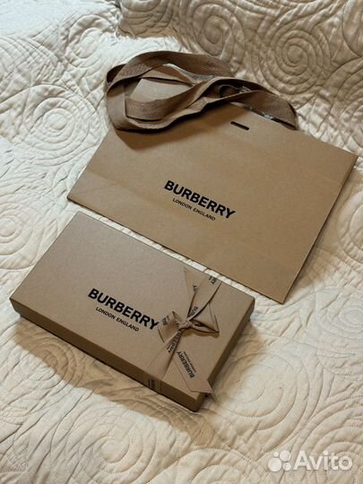 Галстук Burberry классика для костюма в подарок