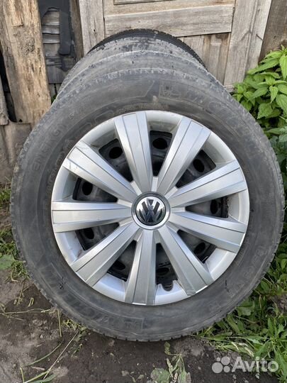 Колеса комплект штамповки с колпаками 195/65 R15