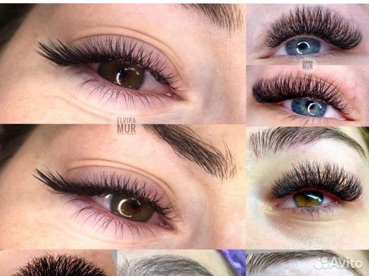 Наращивание Ресниц, Татуаж (Пудровые брови, акваре