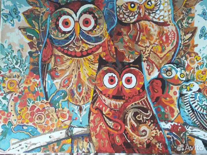 Готовые картины по номерам50х40