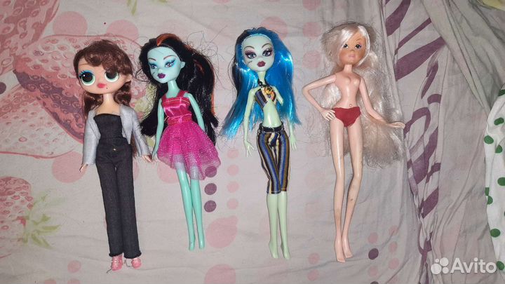 Куклы аналоги на Monster High, LOL, Winx для ооак