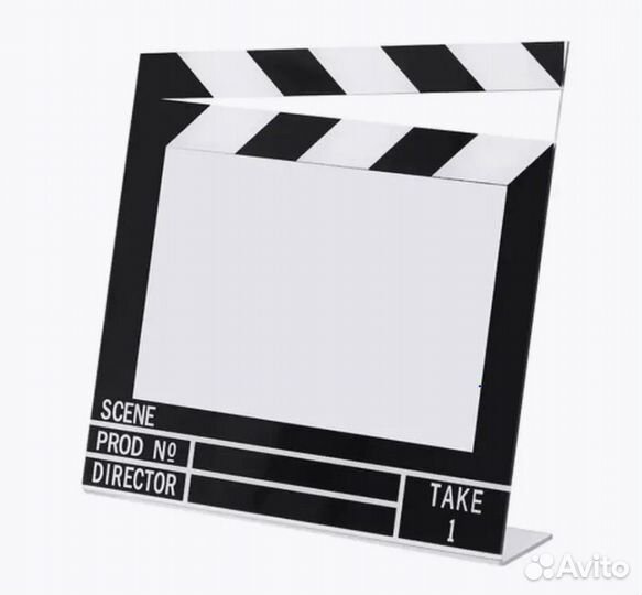 Фоторамка в виде кино хлопушки