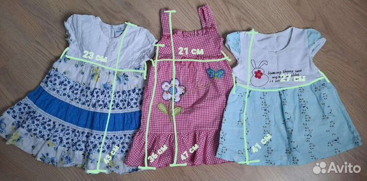 Платье для девочки 74-80 р-р