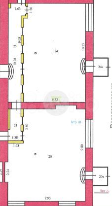 Продается торговая площадь 165 м2 в центре