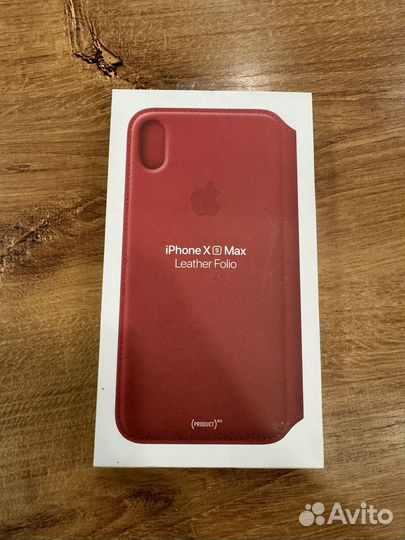 Чехол оригинал Apple iPhone Xs Max Leather Folio