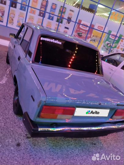 ВАЗ 2107 1.6 МТ, 2003, битый, 91 874 км